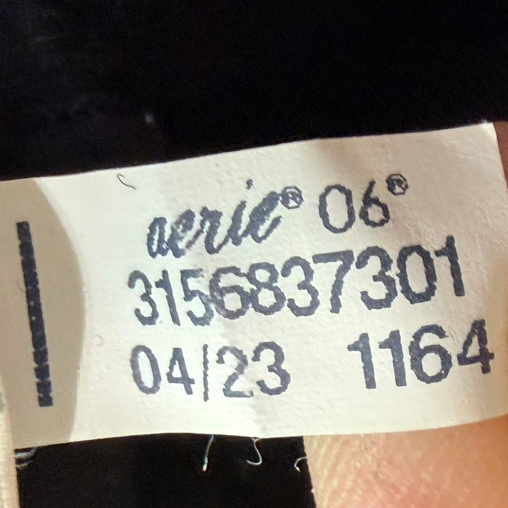 OFFLINE by Aerie Black High Waisted Flowy Athletic Shorts Medium 0731-1164 - Picture 5 of 8